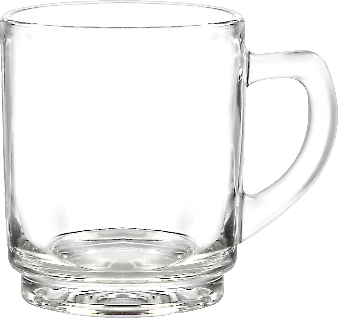 Glass Coffee Mug (9.5oz)