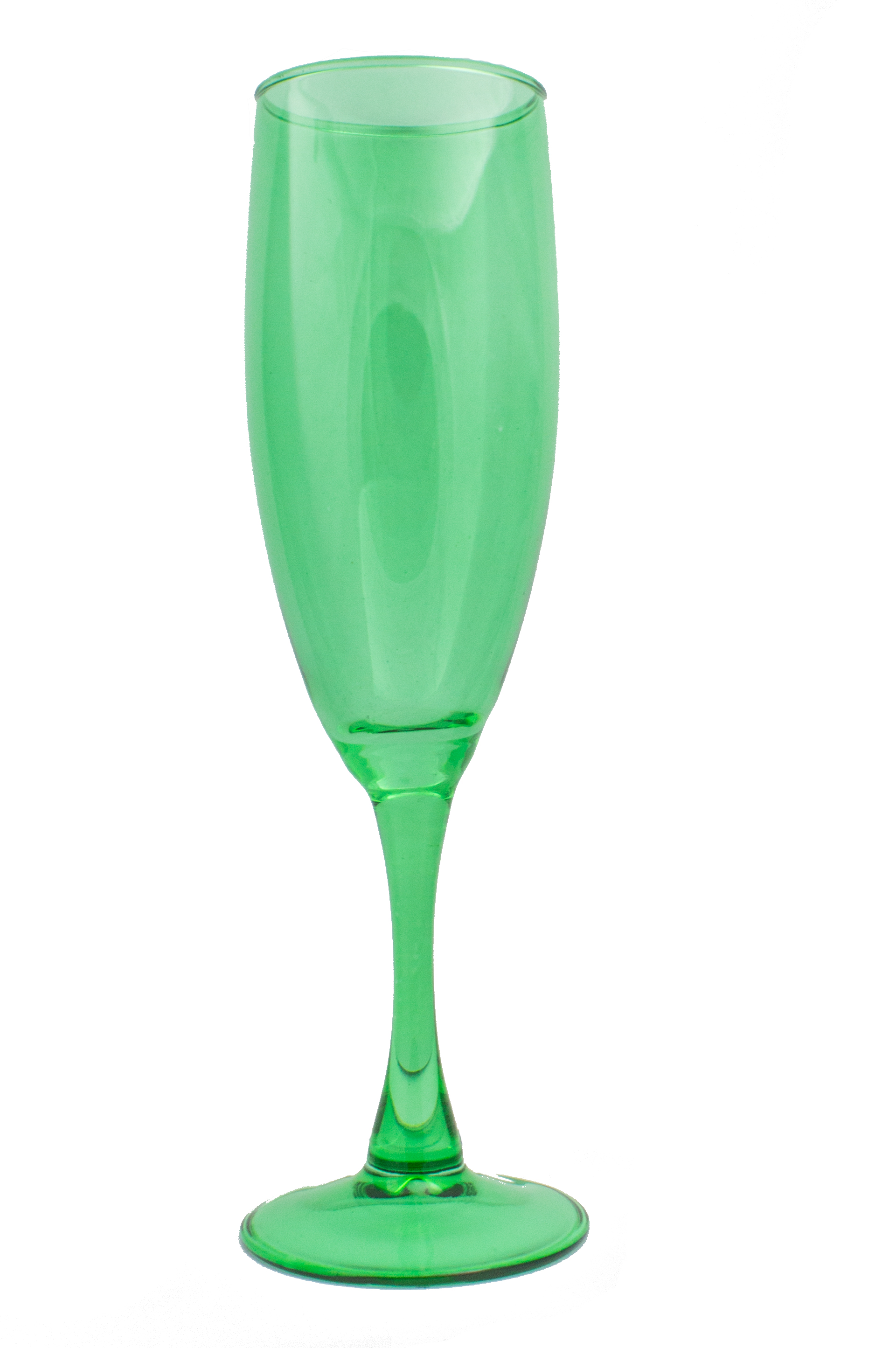 Cathedral Glass Nuance Flute - Emerald