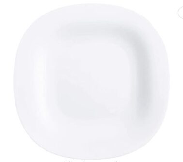 Carine White Dinner Plate 10.25
