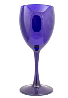 Cathedral Glass Nuance Wine - Sapphire