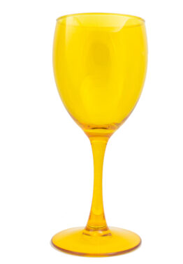 Cathedral Glass Nuance Wine - Citrine