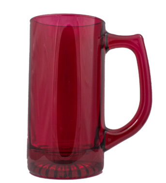 Cathedral Glass Sport Mug - Ruby