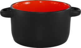 Hilo® Soup Bowl - Red IN/Blk Matte OUT