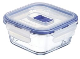 4.2" x 4.2" x 2.1" PURE BOX ACTIVE - SQUARE 1.6 CUPS w/ LID - BULK OF 6