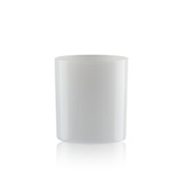 White Outside Spray Candle Cylinder, 10.5 oz