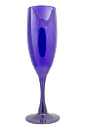 Cathedral Glass Nuance Flute - Sapphire