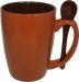 Reading™ Spoon Mug Chocolate in/Rust out