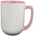 Arlen™ Mug - Pink in/White out w/Pink Trim
