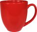 Cancun™ Stoneware Crimson Red Bistro Cup (14oz)