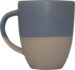 Strata Stoneware Two Tone Grey/Sand Cup (9oz)