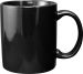Cancun™ Stoneware Black C-Handle Mug (11oz)