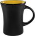 Hilo™ Venturi Stoneware Yellow in/Blk Matte out Mug (9.5oz)