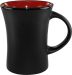 Hilo™ Venturi Stoneware Red in/Blk Matte out Mug (9.5oz)