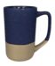 Boulder™ Mug  (16oz) - Midnight Blue in / Midnight Blue out with gray base