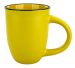 M&A Ceramic&trade; Salem&trade; Mug - Yellow in/Yellow Satin out w/ Black Trim