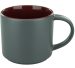 NORWICH™ MUG - BURGUNDY in/GRAY SATIN OUT