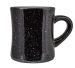 Santa Fe™ Stoneware White in/Black Out Diner Mug (10oz)
