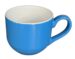 Kure Beach™ Latte Cup 16oz - White in / Hawaiian Blue out