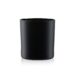 Black Matte Outside Spray Candle Cylinder, 10.5 oz
