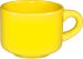 Cancun™ Stoneware Yellow Stacking Cup (7oz)
