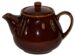 Stoneware Caramel Tea/Coffee Pot w/lid (21oz)