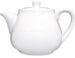 Porcelain BW Tea/Coffee Pot w/lid (21oz)
