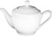 Porcelain BW Tea/Coffee Pot w/lid (9oz)